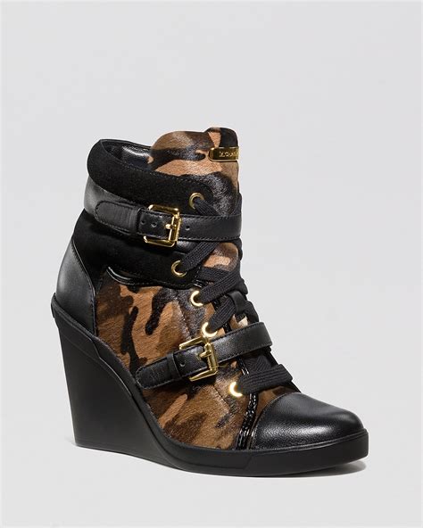 michael kors non slip running shoe wedges|Michael Kors wedge ankle boots.